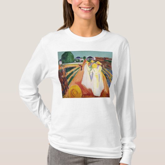Edward Munch Art Painting T-shirt (Voorkant)