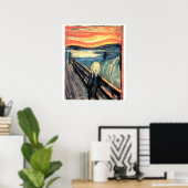 Edward Munch The Scream Art Poster (Thuiskantoor)