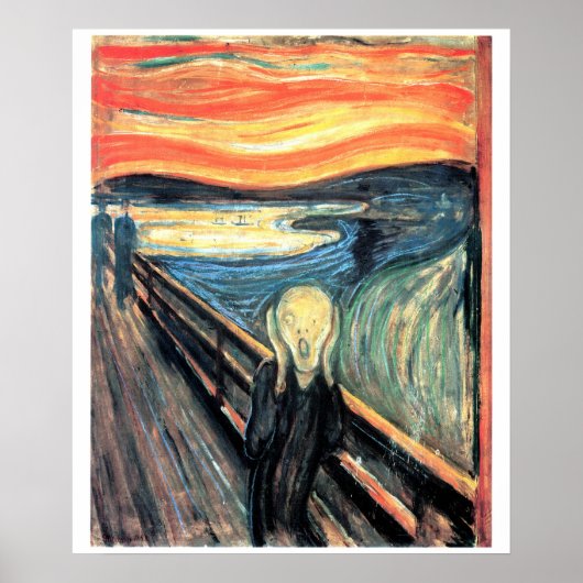 Edward Munch The Scream Art Poster (Voorkant)