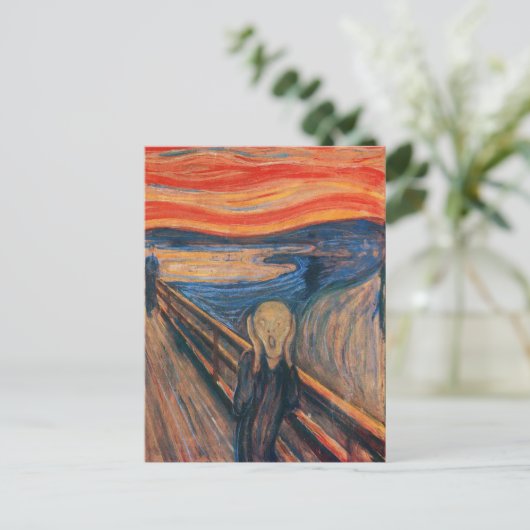 Edward Munch The Scream Briefkaart (Staand voorkant)