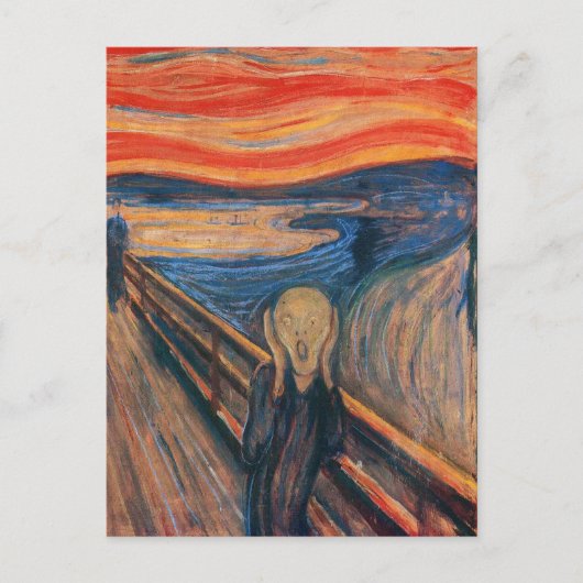 Edward Munch The Scream Briefkaart (Voorkant)