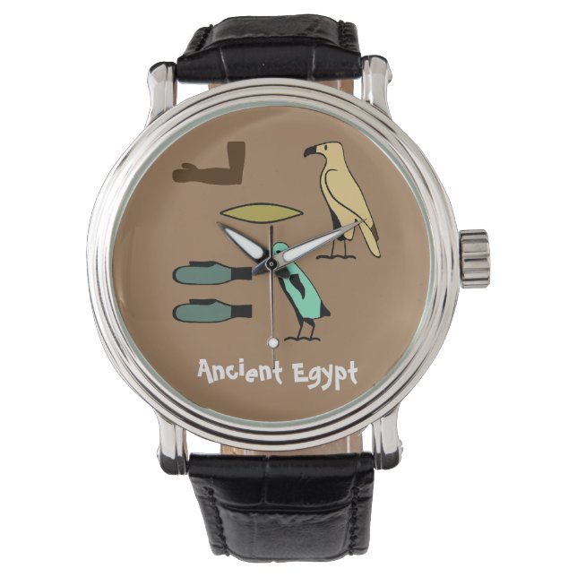 Edward Naam in hiërogliefen symbolen van het oude  Horloge (Voorkant)