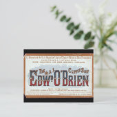 Edward O'Brien Clipper zeilschip 1900 Briefkaart (Staand voorkant)