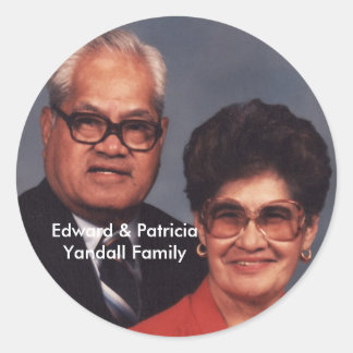 Edward & Patricia Yandall Familie Stickers