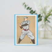 Edward Penfield Baseball Briefkaart (Staand voorkant)