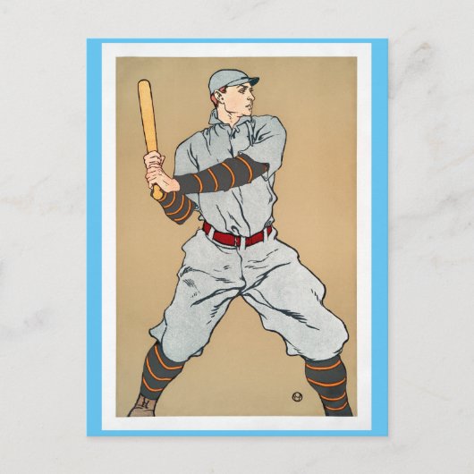 Edward Penfield Baseball Briefkaart (Voorkant)