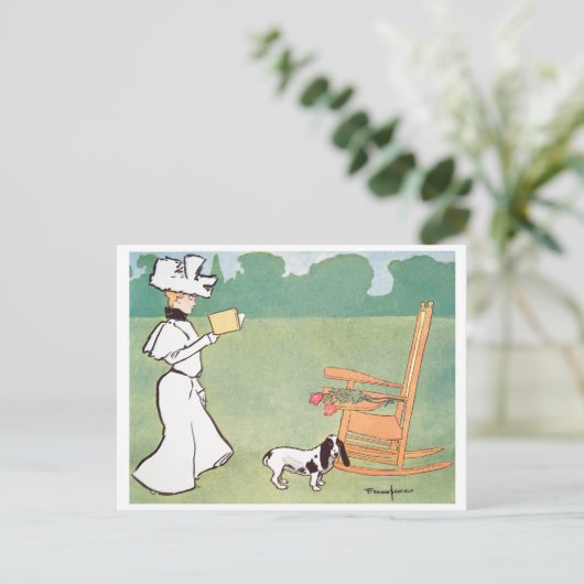 Edward Penfield Briefkaart (Staand voorkant)