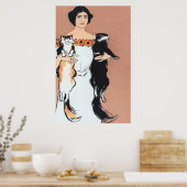 Edward Penfield Illustration of a Woman Poster (Keuken)