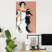 Edward Penfield Illustration of a Woman Poster (Thuiskantoor)