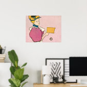 Edward Penfield Illustration of a Woman Poster (Thuiskantoor)