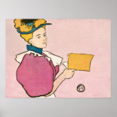 Edward Penfield Illustration of a Woman Poster (Voorkant)