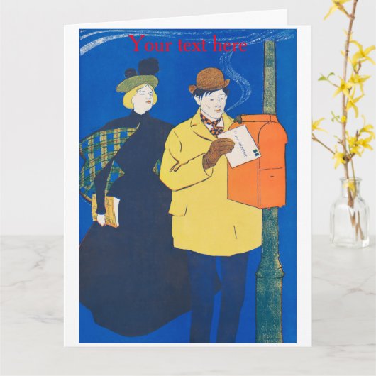 Edward Penfield Kaart (Gele Bloem)