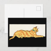 Edward Penfield -  kat Art Briefkaart (Voorkant / Achterkant)