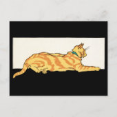 Edward Penfield -  kat Art Briefkaart (Voorkant)