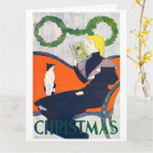 Edward Penfield Vouwansichtkaart Kaart (Gele Bloem)