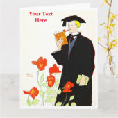 Edward Penfield Wenskaart Kaart (Gele Bloem)