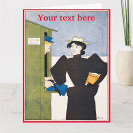 Edward Penfield Wenskaart Kaart