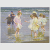 Edward Potthast Beach Artwork Decoupage Tissuepapier (Voorkant)