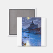Edward Poynter Moonlight in Venetië Magneet (Voorkant / Achterkant)