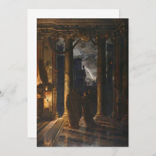 Edward Poynter - The Ides of March Kaart (Voorkant / Achterkant)