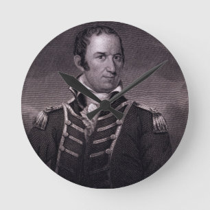 Edward Preble (1761-1807), gegraveerd door Henry B Ronde Klok