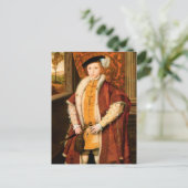 Edward, Prince of Wales (Edward VI of England) Briefkaart (Staand voorkant)