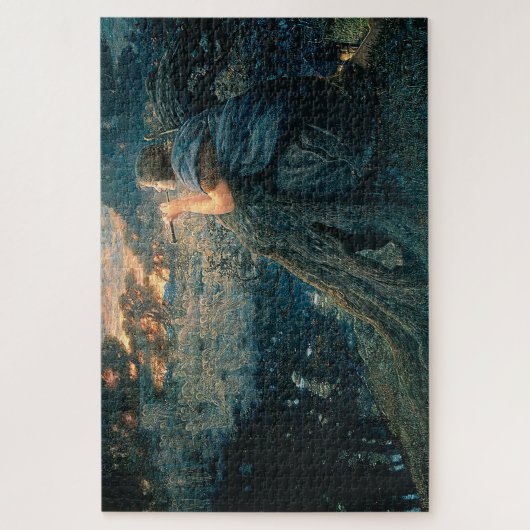 Edward Robert Hughes Fantazie za soumraku Puzzle Legpuzzel (Verticaal)