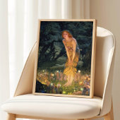 Edward Robert Hughes Midsummer Eve Fairy Schilderi Poster