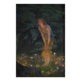Edward Robert Hughes Midzomer Eve CC0353 Poster
