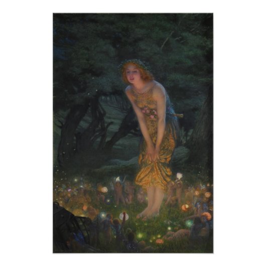 Edward Robert Hughes Midzomer Eve CC0353 Poster (Voorkant)