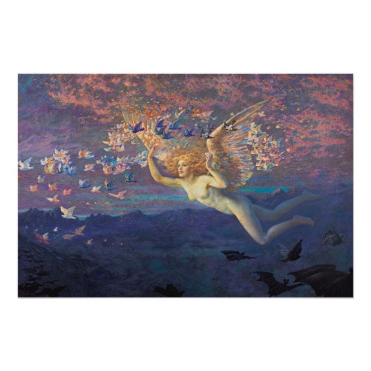 Edward Robert Hughes Wings van de ochtend CC0798 Perfect Poster (Voorkant)