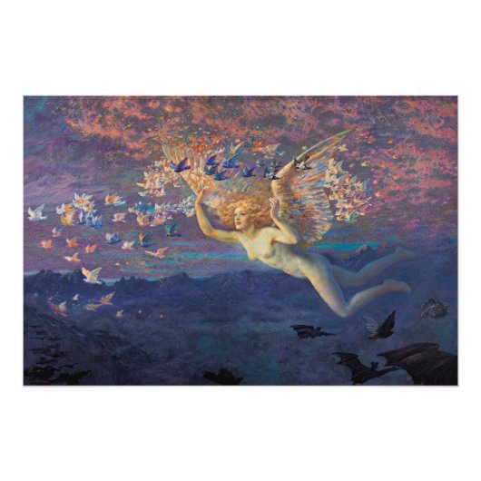 Edward Robert Hughes Wings van de ochtend CC1054 Perfect Poster (Voorkant)