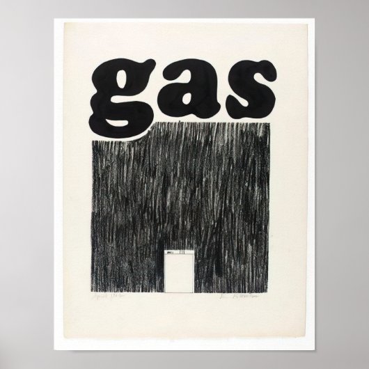 Edward Ruscha - Gas - 1962 Poster (Voorkant)