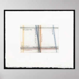 Edward Ruscha - Grant (uit Los Francisco San Ange Poster