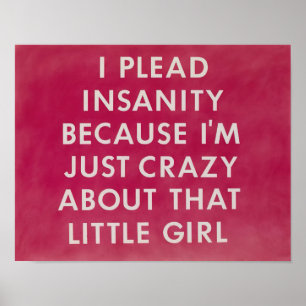 Edward Ruscha - Ik pleit ontoerekeningsvatbaarheid Poster