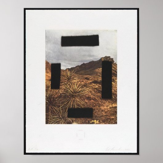 Edward Ruscha - Stropp om je nek (Country Ci Poster (Voorkant)
