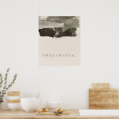 Edward Ruscha - Sweetwater - 1959 Poster (Keuken)
