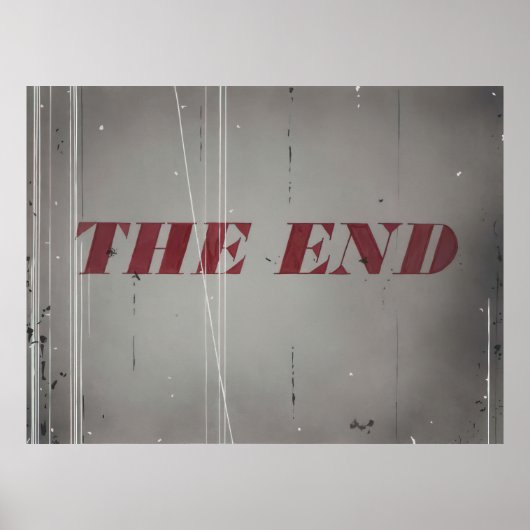 Edward Ruscha - The End - 1997 Poster (Voorkant)