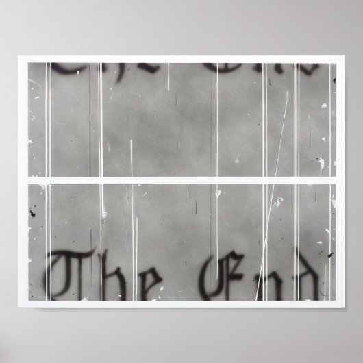 Edward Ruscha - The End #1 - 1993 Poster (Voorkant)