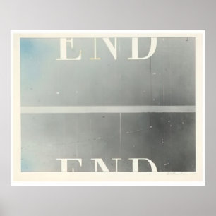Edward Ruscha - The End #53 - Pop Art Poster