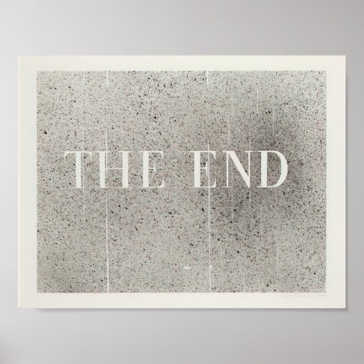 Edward Ruscha - The End #60 - 2005 Poster (Voorkant)