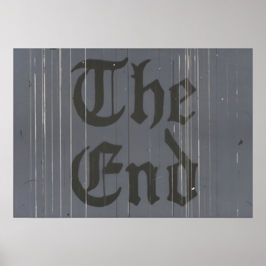 Edward Ruscha - The Final End - 1991 Poster (Voorkant)