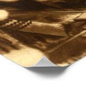 Edward S Curtis A Piegan Dandy Poster (Hoek)