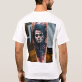 Edward Scissorhands Abstract Tattoo T-shirt (Achterkant)