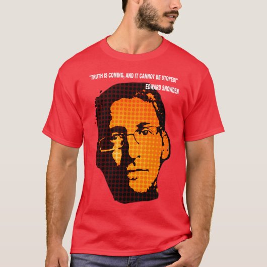 Edward Snowden quote T-shirt (Voorkant)