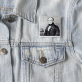 Edward Spencer, lithograaf van Dag & Haghe Vierkante Button 5,1 Cm (In situ)