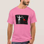 Edward Teach aka Blackbeard flag t-shirt (Voorkant)