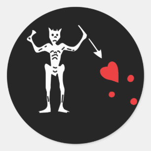 Edward Teach aka Blackbeard stickers