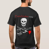Edward Teach (Blackbeard) T-shirt (Achterkant)