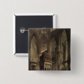 Edward the Confessor's Shrine, Westminster Abbey Vierkante Button 5,1 Cm (Voorkant /achterkant)